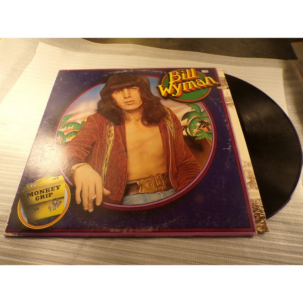 Bill Wyman Monkey Grip Vinyl LP 1974 Rolling Stones Records COC  Classic Rock